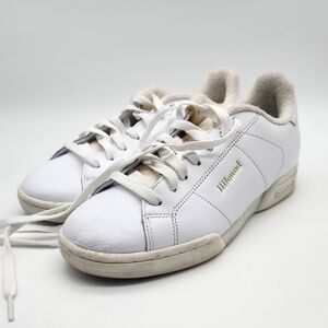 JJJJound X Reebok NPC II White Leather Low Top Sneakers Men Sz 6.5 Womens Sz 8.5